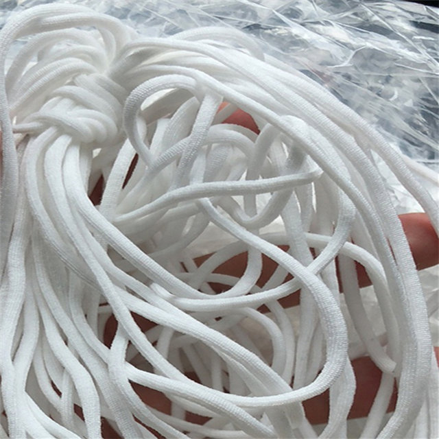 Round ear elastic,ear loop for Disposable mask material