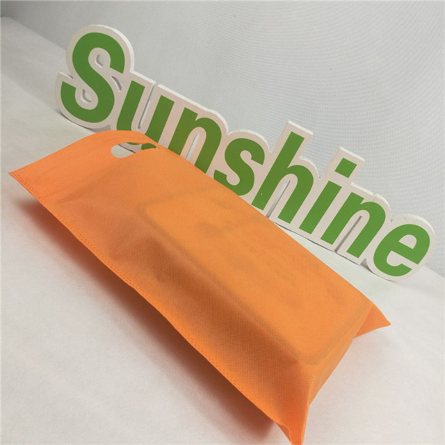 Environmental PP Spunbond Nonwoven Fabric D-cut Bag Non Woven Shopping Bag 