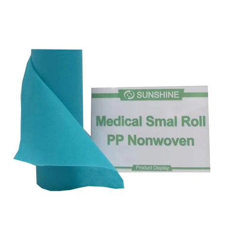 Perforated nonwoven medical bedsheet use 100%pp spunbonded non woven fabric