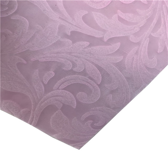 Gift wrapping use good quality embossed nonwoevn fabric