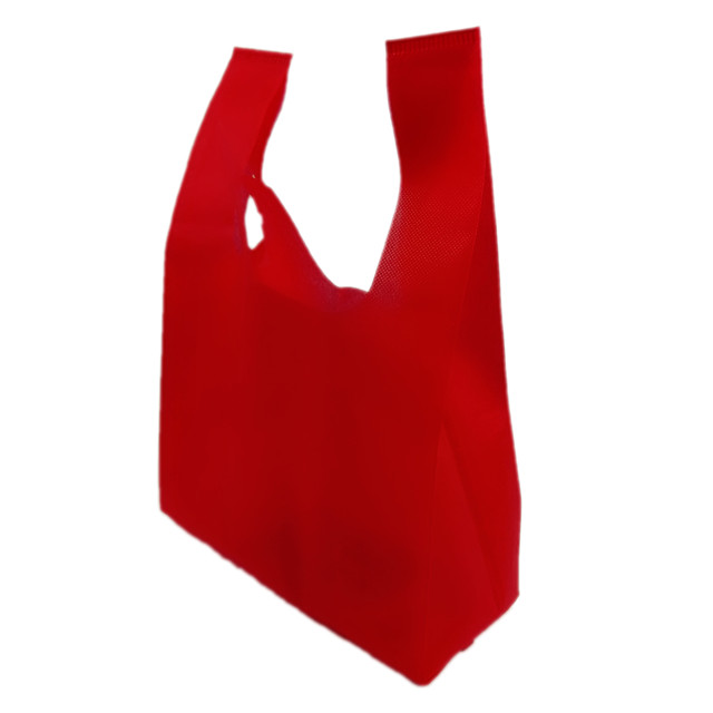 High Quality Cheap Disposable Eco-friendly Non Woven Spunbond Shopping Bag T-shirt Bag