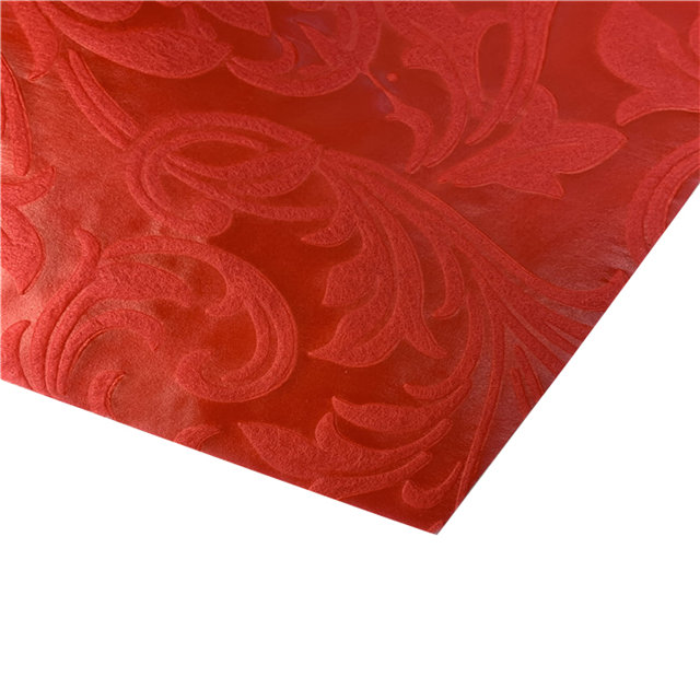 Gift wrapping use good quality embossed nonwoevn fabric