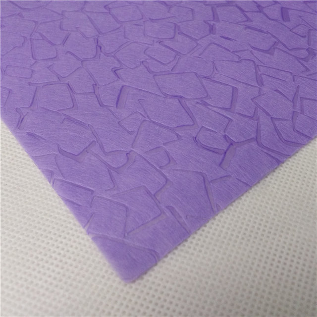 Stone pattern embossed non woven fabric for packing bag and gift material