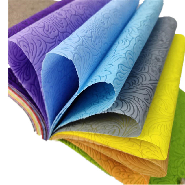  New Design Colorful Embossed Nonwoven Fabric for Flower And Gift Packing
