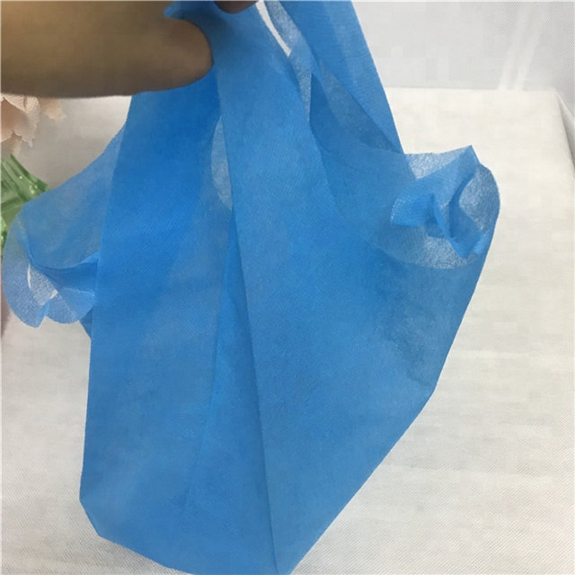 Popular colorful high quality pp spunbond nonwoven fabric for nonwoven T-shirt bag