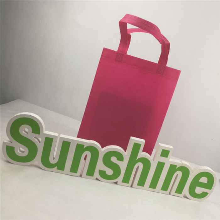 Eco-friendly 100% Pp Nonwoven Fabric Handle Bag Colorful for Shopping Bag Factory