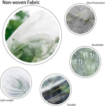 Bio-degradable 100% Polypropylene non woven fabric for agriculture Weed barrier/ weed control 