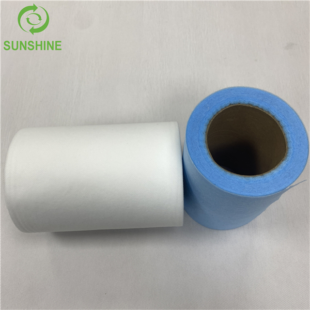 100% Polypropylene Colorful Non Woven Fabric Roll 25gsm Spunbond Material for Medical Manufacture