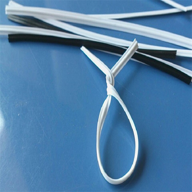 Disposable white Plastic nose wire PE single or double core nosewire