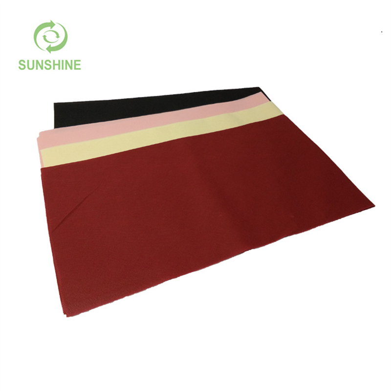 40-60gsm Waterproof TNT Disposable Tovaglia Pp Non Woven Pre-cut Tablecloth Or Tablecloth Roll