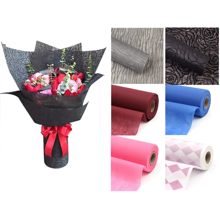 Wrapping paper nonwoven fabric materials for wrapping gifts flowers
