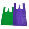 Eco Friendly Rich Colorful 40gsm 100%pp Non Woven T-shirt Shopping Bags with Logos