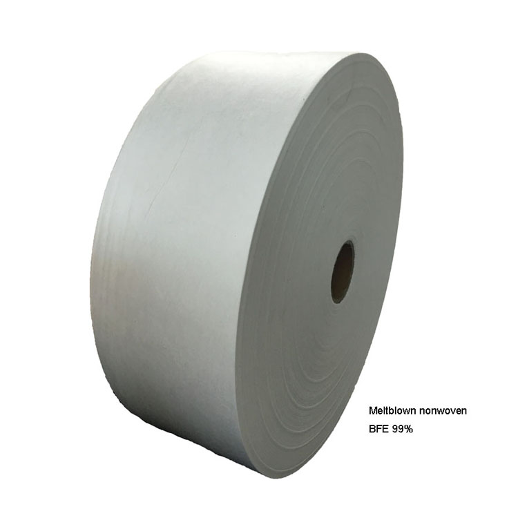 filter material Meltblown Nonwoven fabric BFE PFE mask filter white and dark