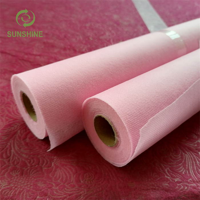 50-90gsm Colorful 100%pp Sofa Non-woven Fabric Upholstery Fabric Wallpaper Roll China Price