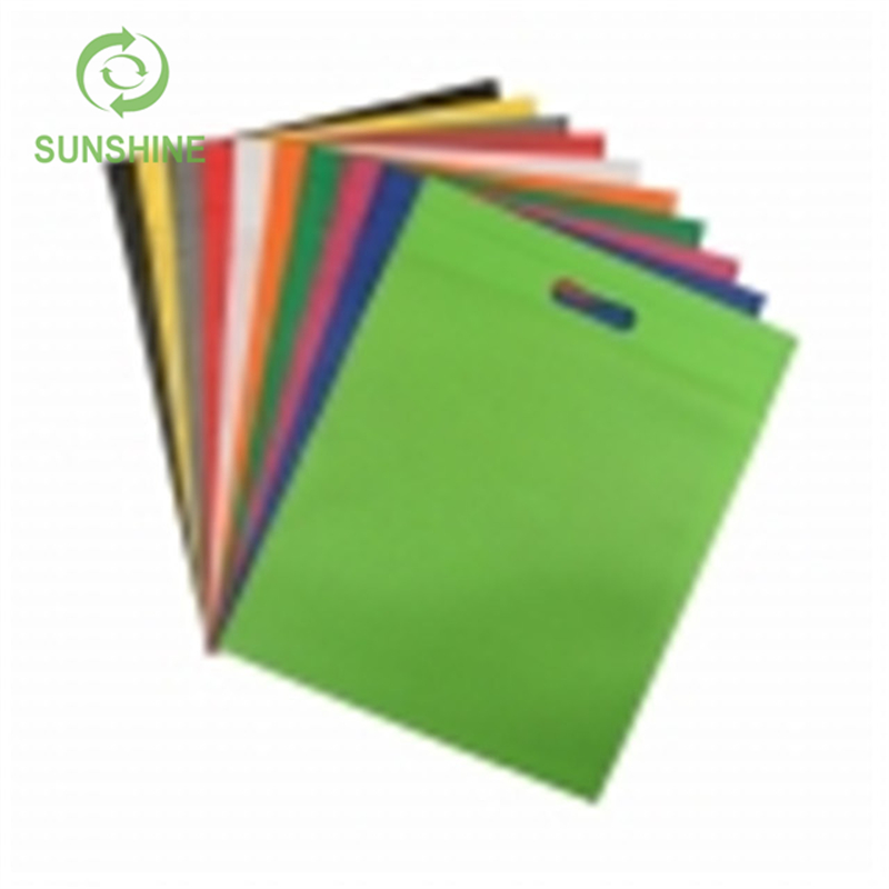 Biodegradable D-cut Eco 45-70gsm Nonwoven Shopping Bags Nonwoven Bags