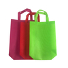 Eco Colorful Foldable 100%pp Tote Handle Nonwoven Fabric Shopping Bags with Logos in China