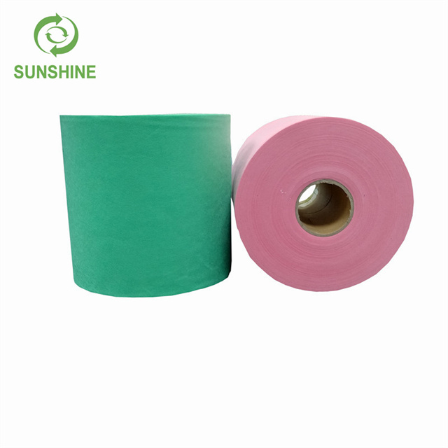 Nonwoven colorful rolls 100%polypropylene spunbond non woven fabric