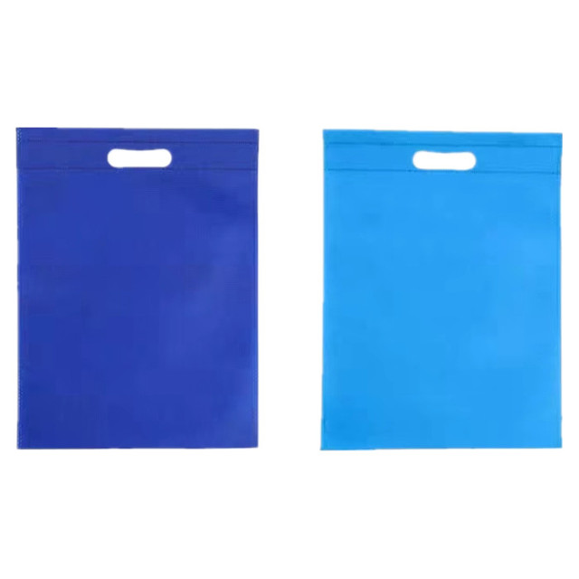 High Quality Eco 45gsm 100%pp Nonwoven D-cut Shopping Bags Nonwoven Bags Shopping In China Factory