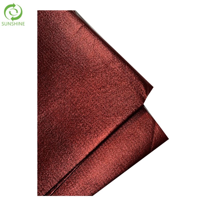 High Quality Laminated Shinning Nonwoven Fabric for Bag/gift Packing 