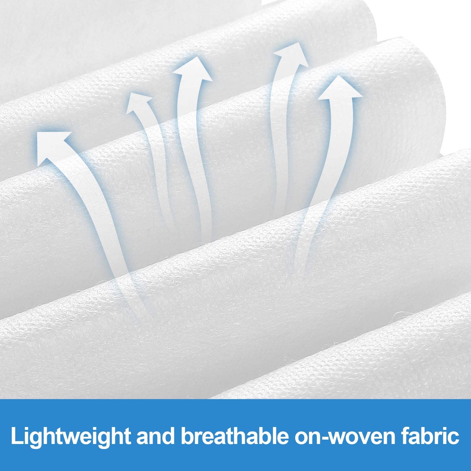 white and blue Nonwoven fabric for making Toilet mat waterproof soft nonwoven fabric 
