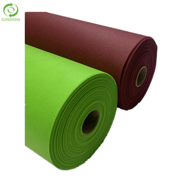 Colorful Hot Sell PP Non Woven Fabric Table Roll Manufacture Spunbond Nonwoven Fabric