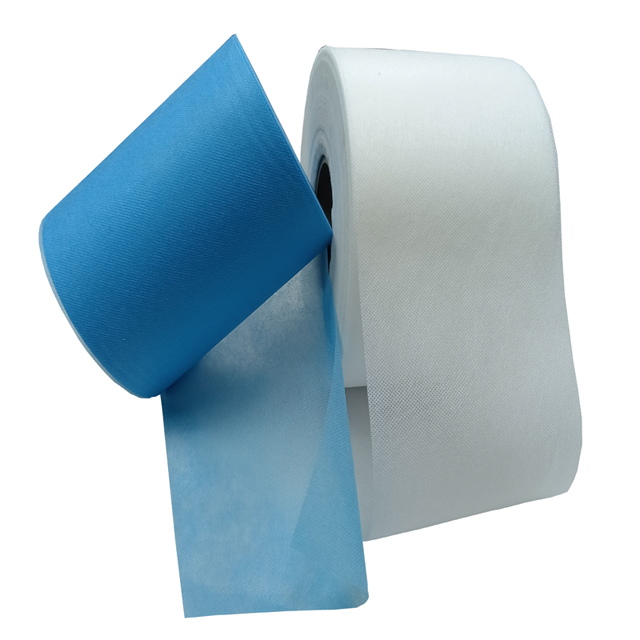 Medical S SS SMS nonwoven fabric white blue pp spunbond non woven fabric