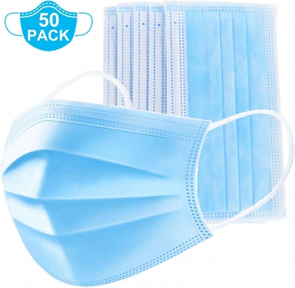 Non-woven 3-ply Disposable Face Mask with Earloop 