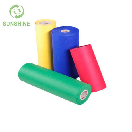 China 10-200gsm Colorful 100%Pp Spunbond Non Woven Fabric Roll Price Manufacturer