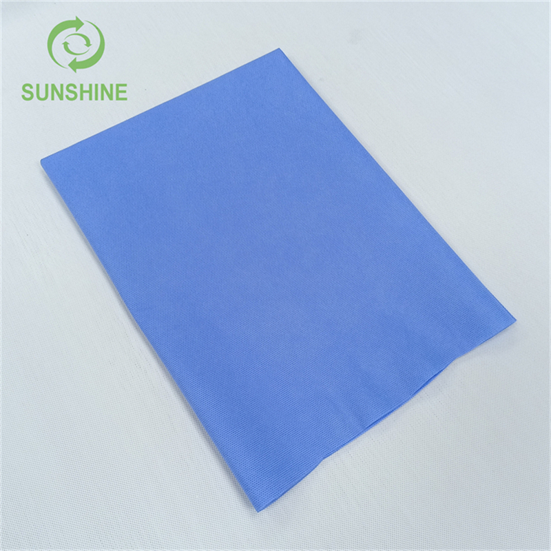 SMS White/Bllue Medical 100%Pp Spunbond Non Woven Fabric