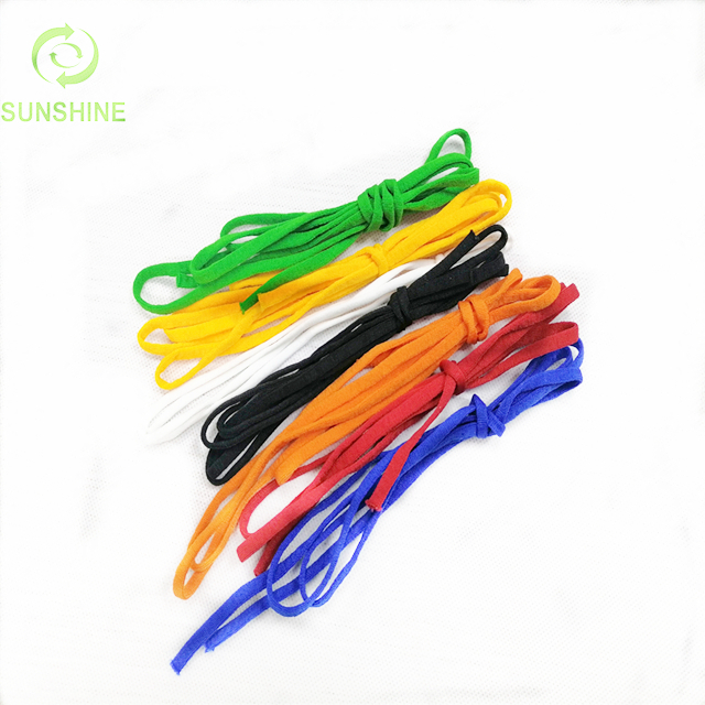 Disposable Elastic Ear Loop Round Earloop For 3PLY Layers Product Ear Band Material