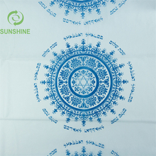 Waterpoof Disposable Printed 100%pp Spunbond Non woven Tablecloth