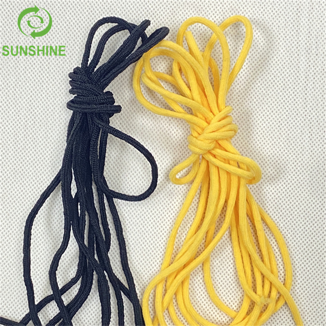 Elastic Earloop Round/Flat Polyester Nylon/Spandex for Medical Product