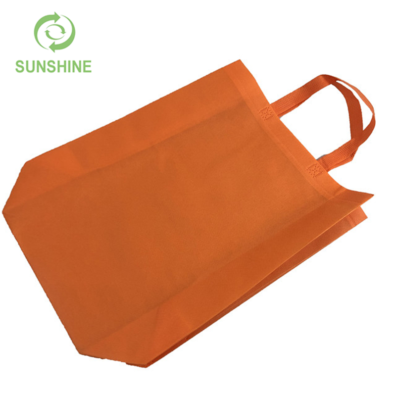 Good Price Eco-friendly Foldable Handle Bag 100%PP Nonwoven Bag with Logo Shopping Bags
